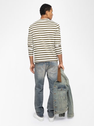 T-shirt Timo - Long-sleeved striped t-shirt.