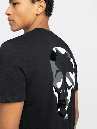 Stockholm T-shirt - Round neck short sleeve t-shirt with back print.