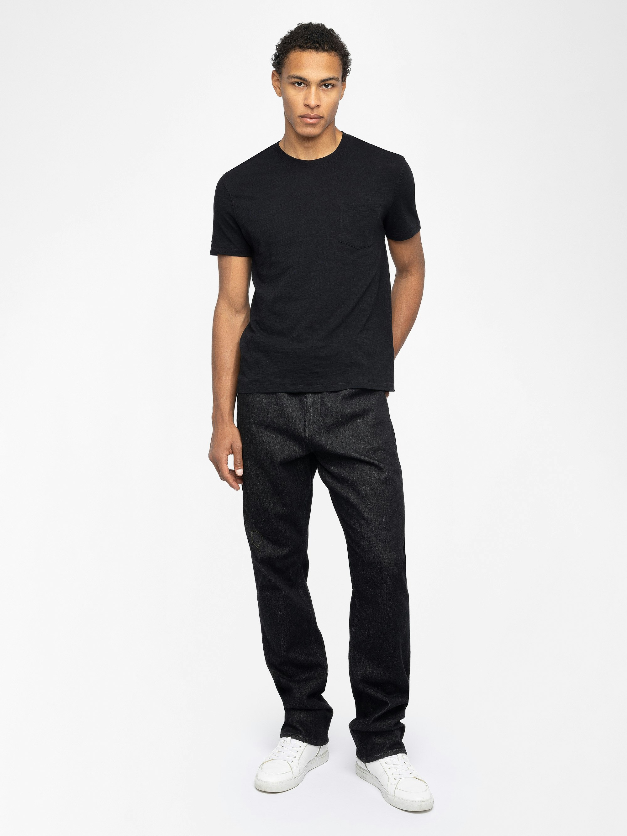 T-shirt Stockholm - T-shirt col rond manches courtes avec print au dos.