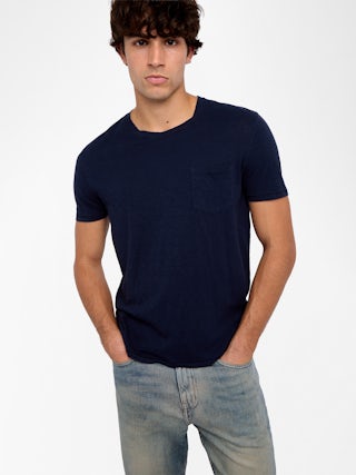 Stockholm T-shirt - T-shirt with round neck and short sleeves with print on the back.