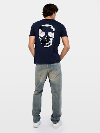 T-shirt Stockholm - T-shirt con girocollo e maniche corte con stampa sul retro.