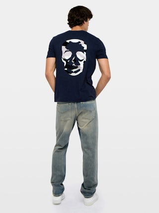 Stockholm T-shirt - T-shirt with round neck and short sleeves with print on the back.