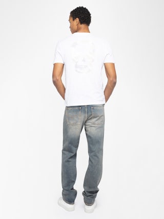 T-shirt Stockholm - T-shirt col rond manches courtes avec print au dos.