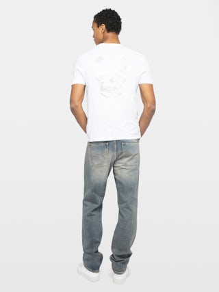 Stockholm T-shirt - T-shirt with round neck and short sleeves with print on the back.