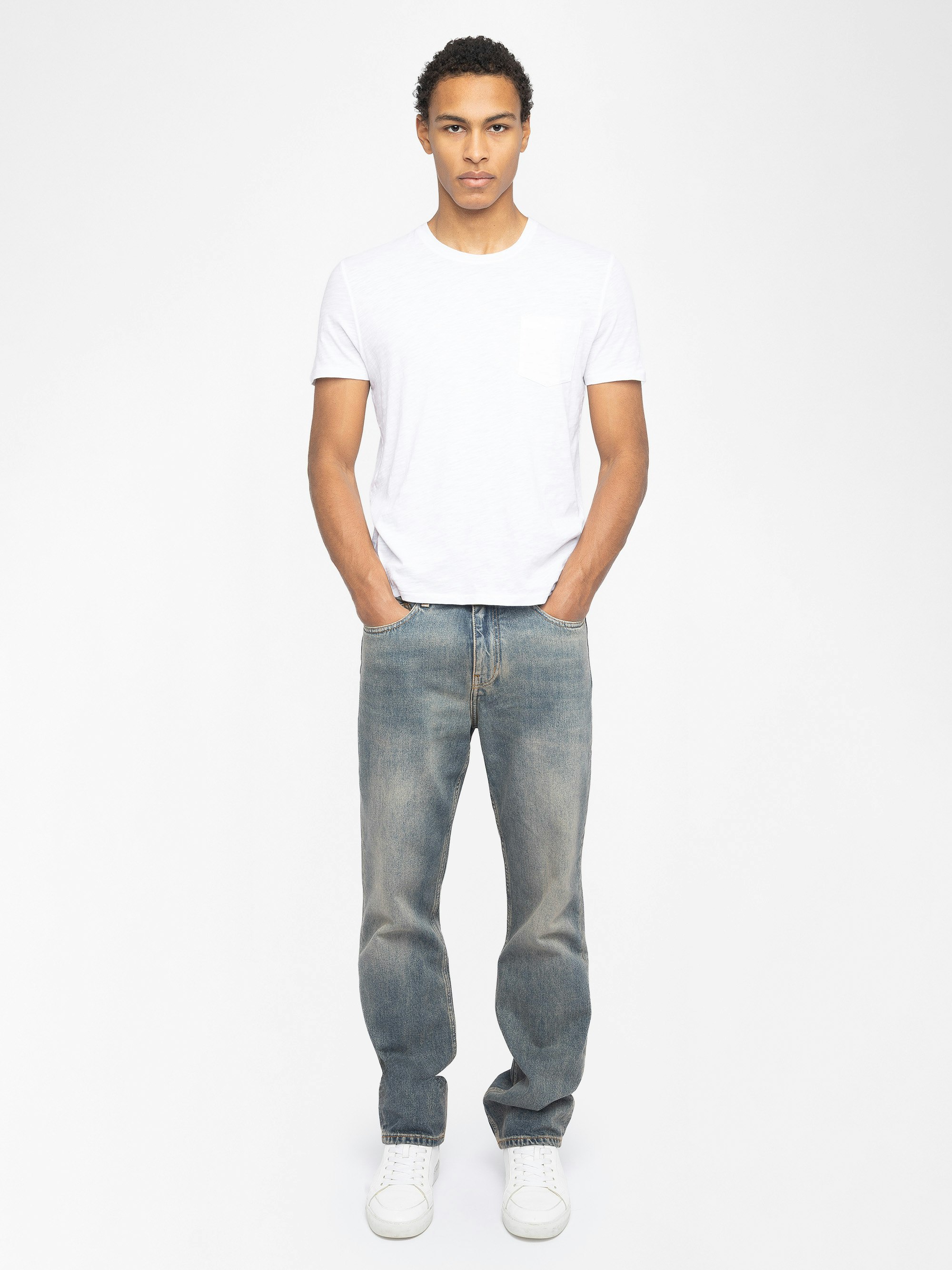 T-shirt Stockholm - T-shirt col rond manches courtes avec print au dos.