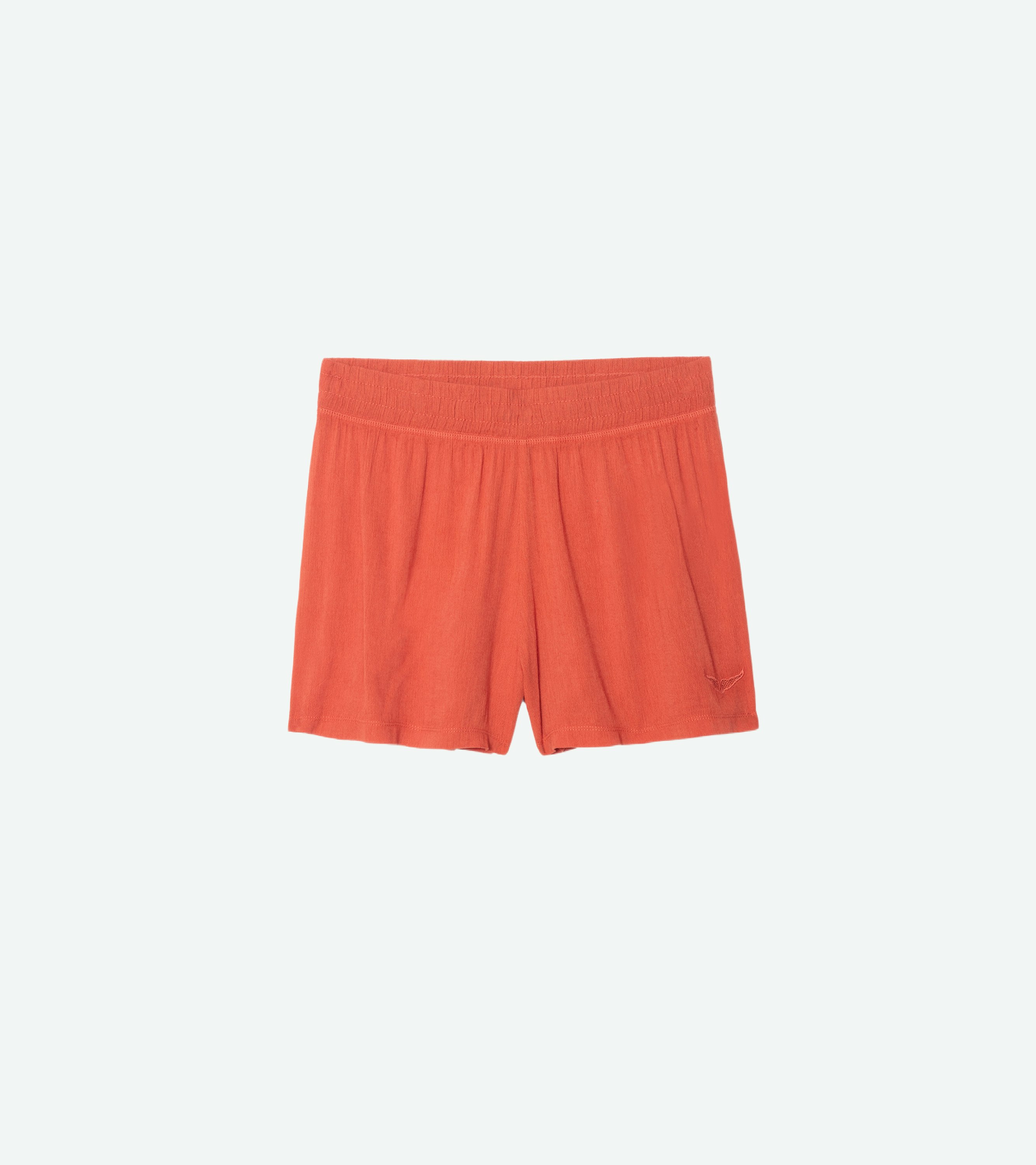 Emerald Green Boyfriend Shorts in Cotton | Zadig&Voltaire