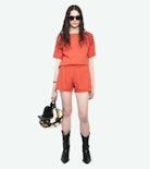 Paxa Shorts - Short shorts with elastic waistband.