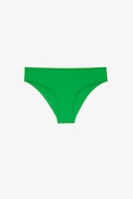 Neon Swimsuit - Women's green bikini bottoms with "C'est la faute à Voltaire" on the back