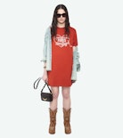 Abito Dima - Abito T-shirt a maniche corte con stampa sul davanti.