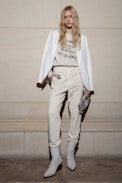 Steevy Sweatpants - Women's beige cotton sweatpants. This product is GOTS certified and made with fibers from organic farming.