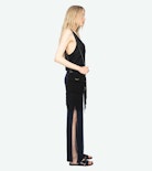 Giada Skirt - Long slit skirt with elastic waistband.