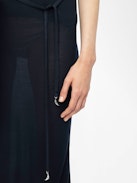 Giada Skirt - Long slit skirt with elastic waistband.