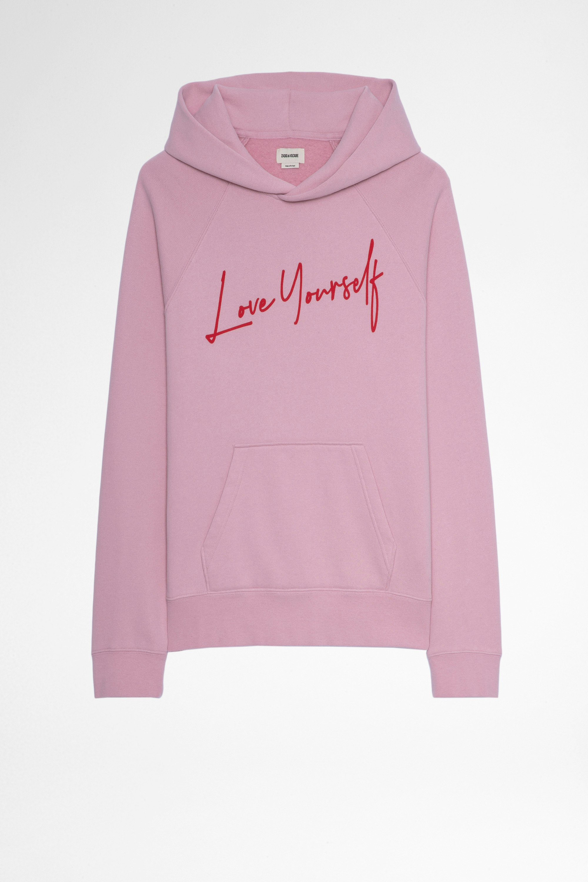 Georgy Photoprint Love Sweatshirt Women's pink love yourself hoodie
