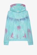 Felpa Georgy - Felpa con cappuccio tie&dye donna