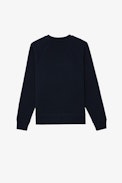 Upper Camo Skull Sweatshirt - Women's navy blue sweatshirt with embroirdered skull.