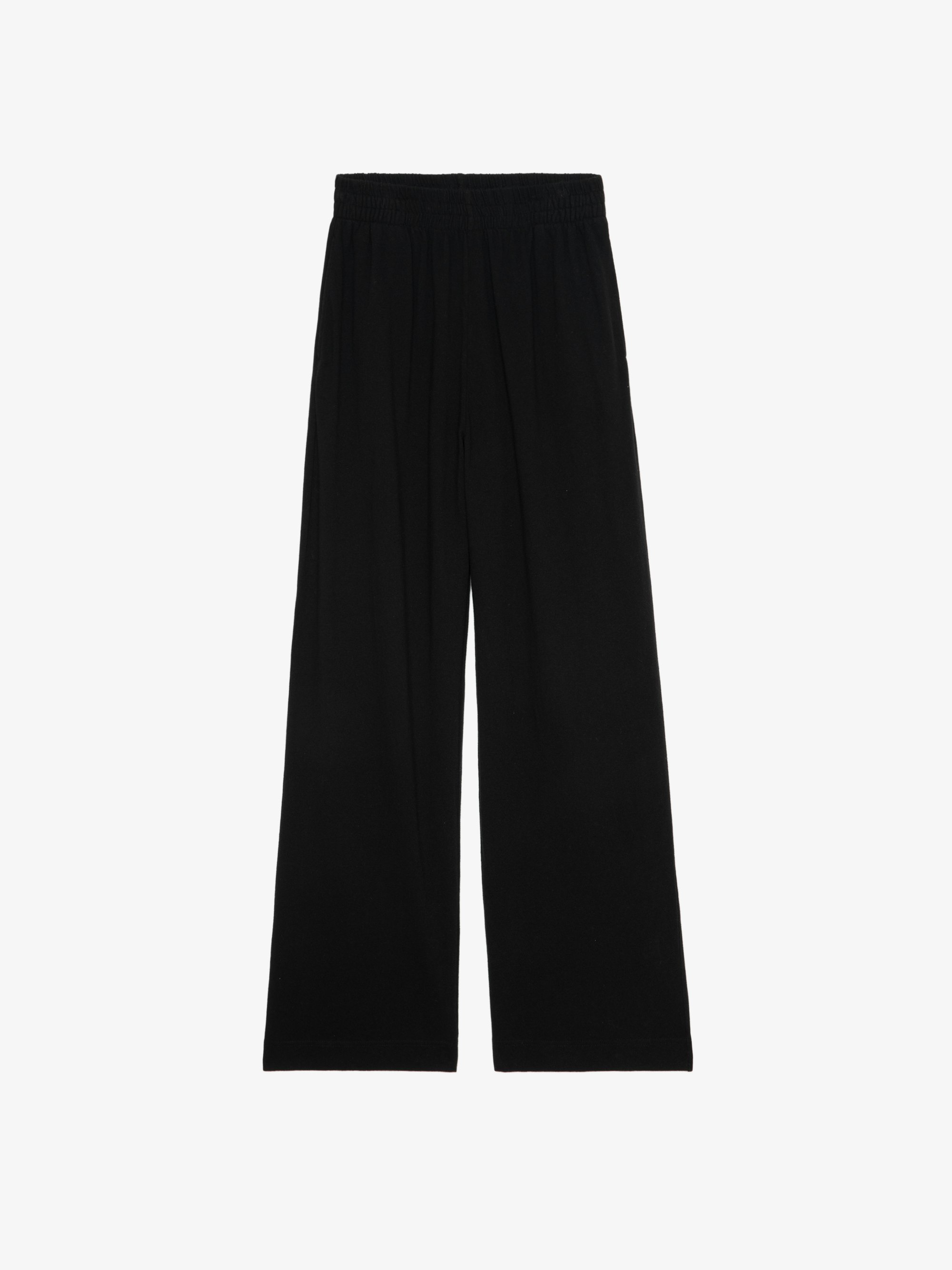 Pomy Black Pants with Glitter Stripes | Zadig&Voltaire Pomy Black Pants with Glitter Stripes | Zadig&Voltaire