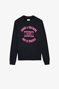 Upper Blason Sweatshirt - Women's black sweatshirt featuring the brand's iconic printed badge.