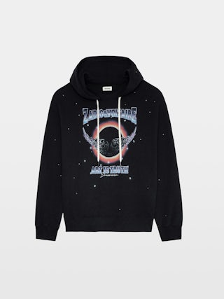 Elisio Sweatshirt - Hooded sweatshirt featuring concert print and rhinestones.