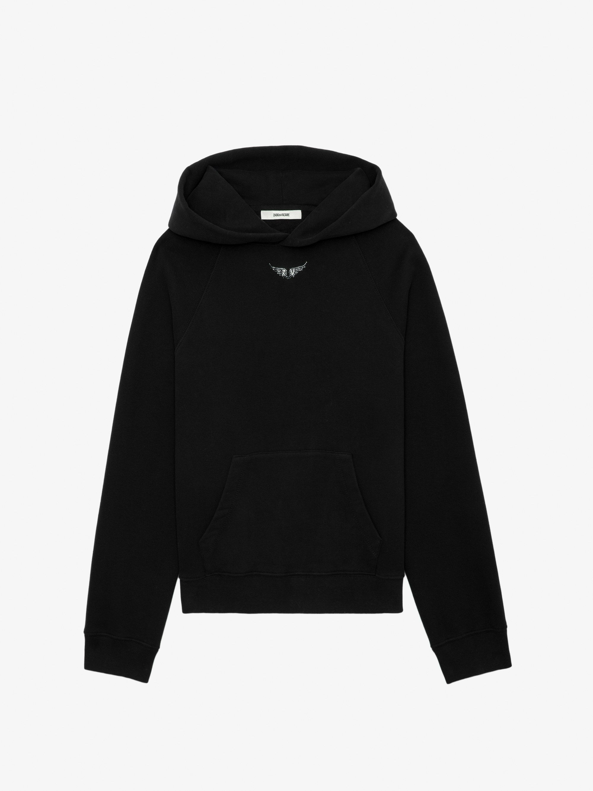 Zadig and voltaire hot black hooded sweatshirt