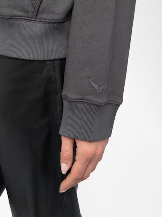 Georgy Sweatshirt - Hooded sweatshirt with long sleeves and print on the front.