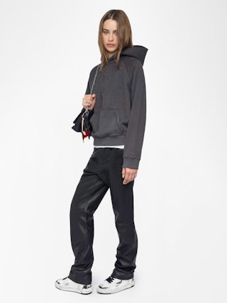 Georgy Sweatshirt - Hooded sweatshirt with long sleeves and print on the front.