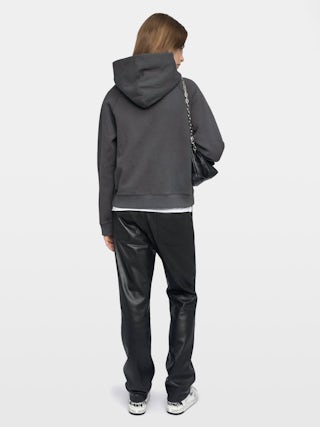 Georgy Sweatshirt - Hooded sweatshirt with long sleeves and rhinestone print on the front.