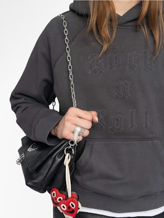 Georgy Sweatshirt - Hooded sweatshirt with long sleeves and print on the front.