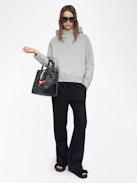 Georgy Sweatshirt - Long-sleeved hooded sweatshirt with multi-rhinestone customization.
