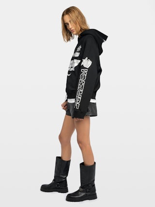 Sweatshirt Georgys - Sweatshirt à capuches avec customisations strass.