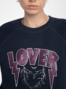 Camiseta Tunecina Upper - Camiseta Tunecina de manga larga con estampado y strass en la parte delantera y trasera.