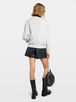 Sweatshirt Mira - Sweatshirt col rond avec customisation strass.