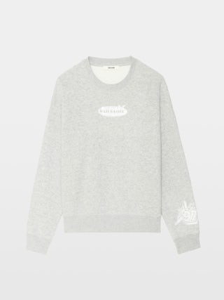 Sweatshirt Mira - Sweatshirt col rond avec customisation strass.