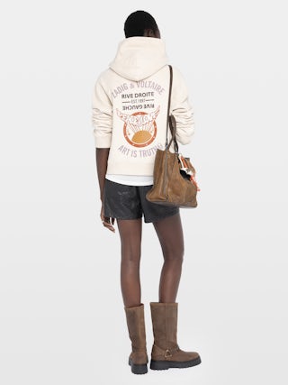 Sweatshirt Georgy - Hooded sweatshirt with long sleeves.