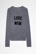 T-Shirt Willy - T-shirt gris Love Now à manches longues Femme