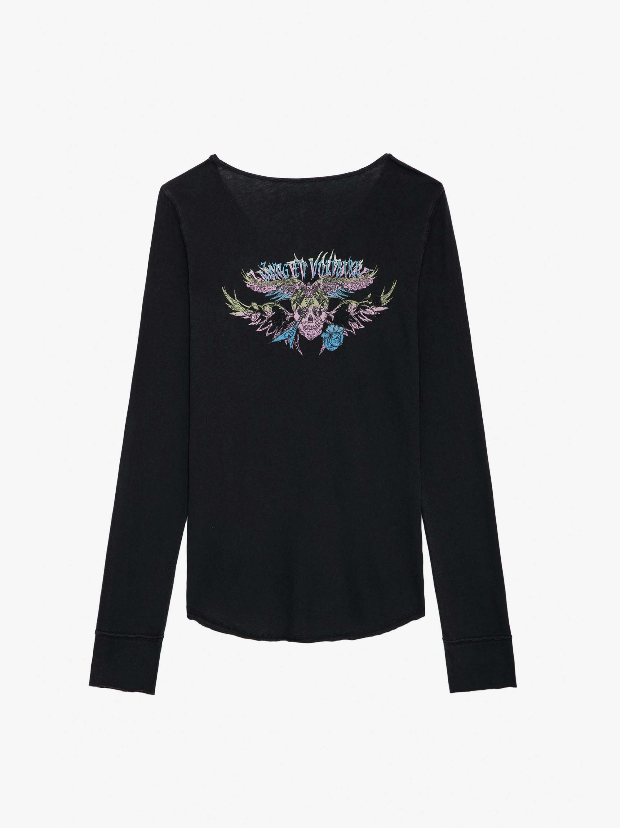 Upper Wings Strass Grey Sweatshirt | Zadig&Voltaire