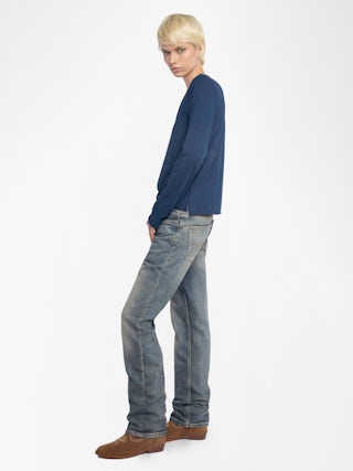 Tunisien Tuni - Tunisien manches longues avec multicusto strass.