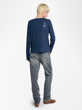 Tunisien Tuni - Tunisien manches longues avec multicusto strass.