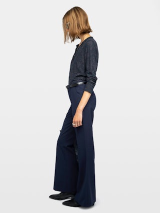 Tunisien Tuni - Tunisien manches longues en coton dévoré.