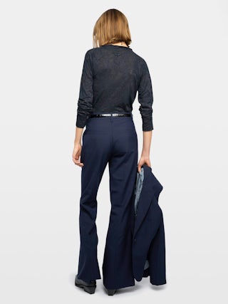 Tunisien Tuni - Tunisien manches longues en coton dévoré.