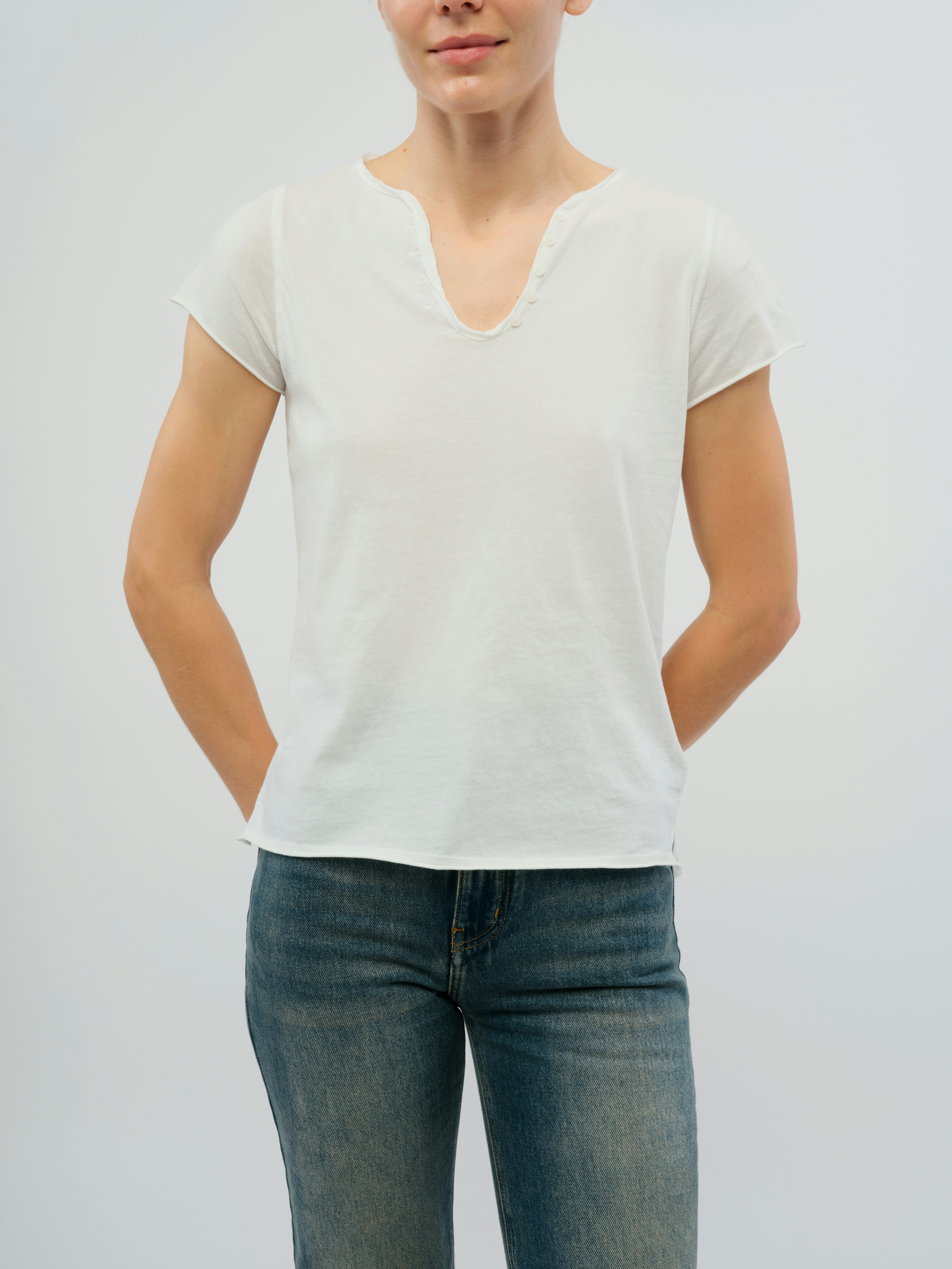 Tunisien Big Wings Top - Fishnet top with wing design details.