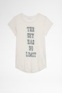 Camiseta Woop - Camiseta blanca The Sky has no limit