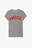 Walk Amour T-Shirt - Women’s Amour round-neck short-sleeved t-shirt.