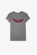 Walk Peace & Love T-shirt - Women's "Peace & Love" cotton t-shirt.
