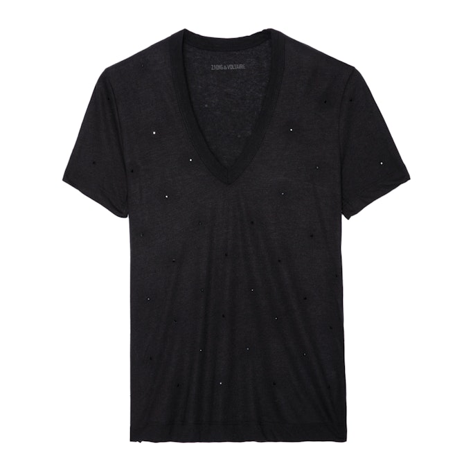 T-shirt Wassa Noir - Taille S - Zadig & Voltaire - Modalova