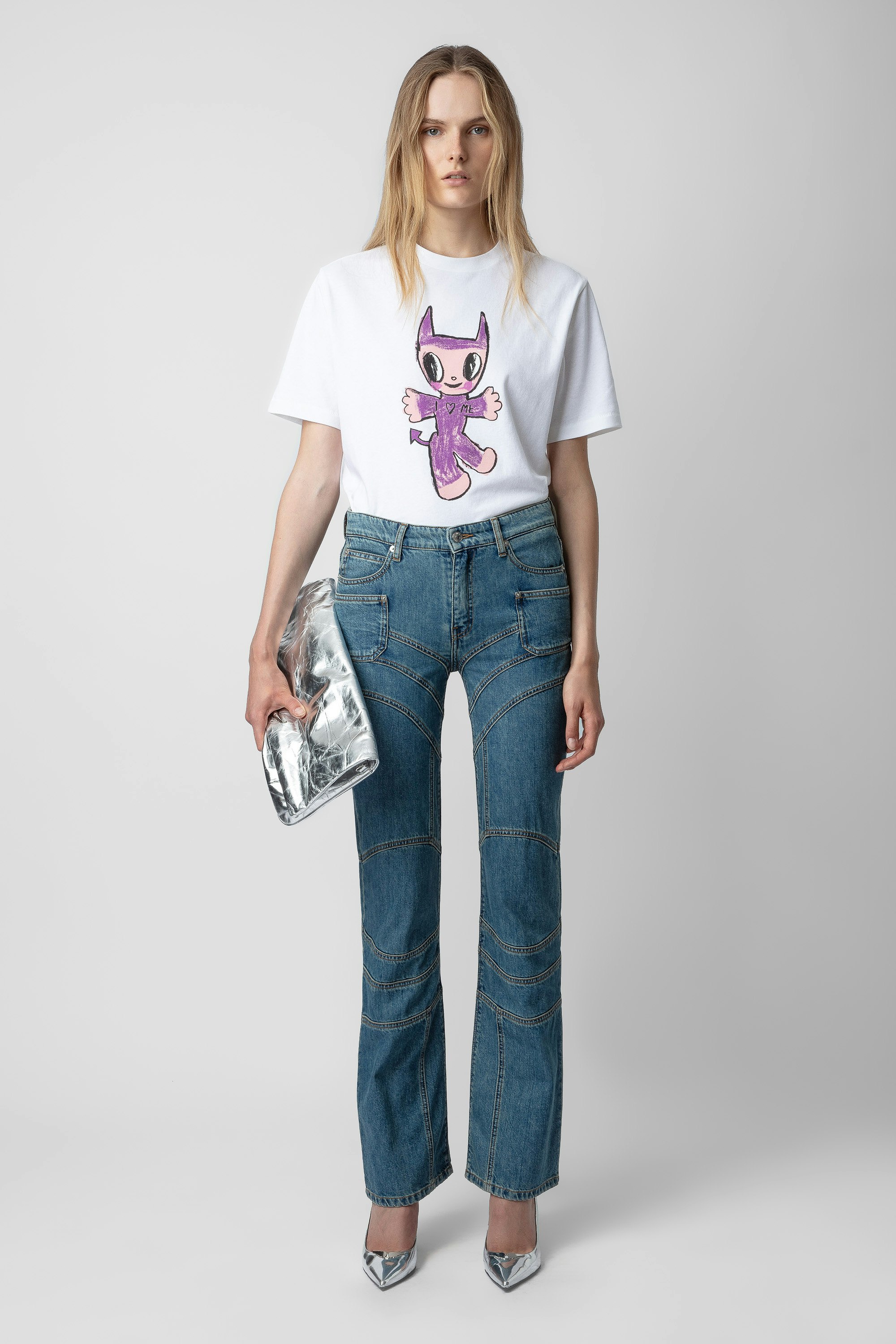 Zadig&Voltaire Camiseta Edwin Devil Diamanté - Farfetch