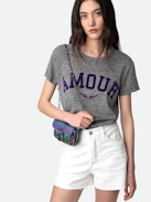 Walk Amour T-shirt - Women's Amour round-neck short-sleeved t-shirt.