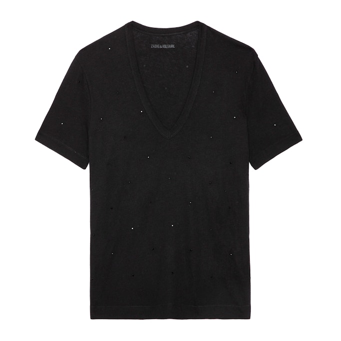 T-shirt Wassa Noir - Taille S - Zadig & Voltaire - Modalova