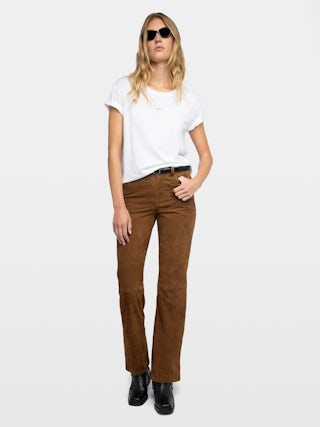 Marta T-shirt - Short-sleeved t-shirt with rhinestone wings on the front.