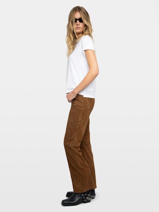 Marta T-shirt - Short-sleeved t-shirt with rhinestone wings on the front.