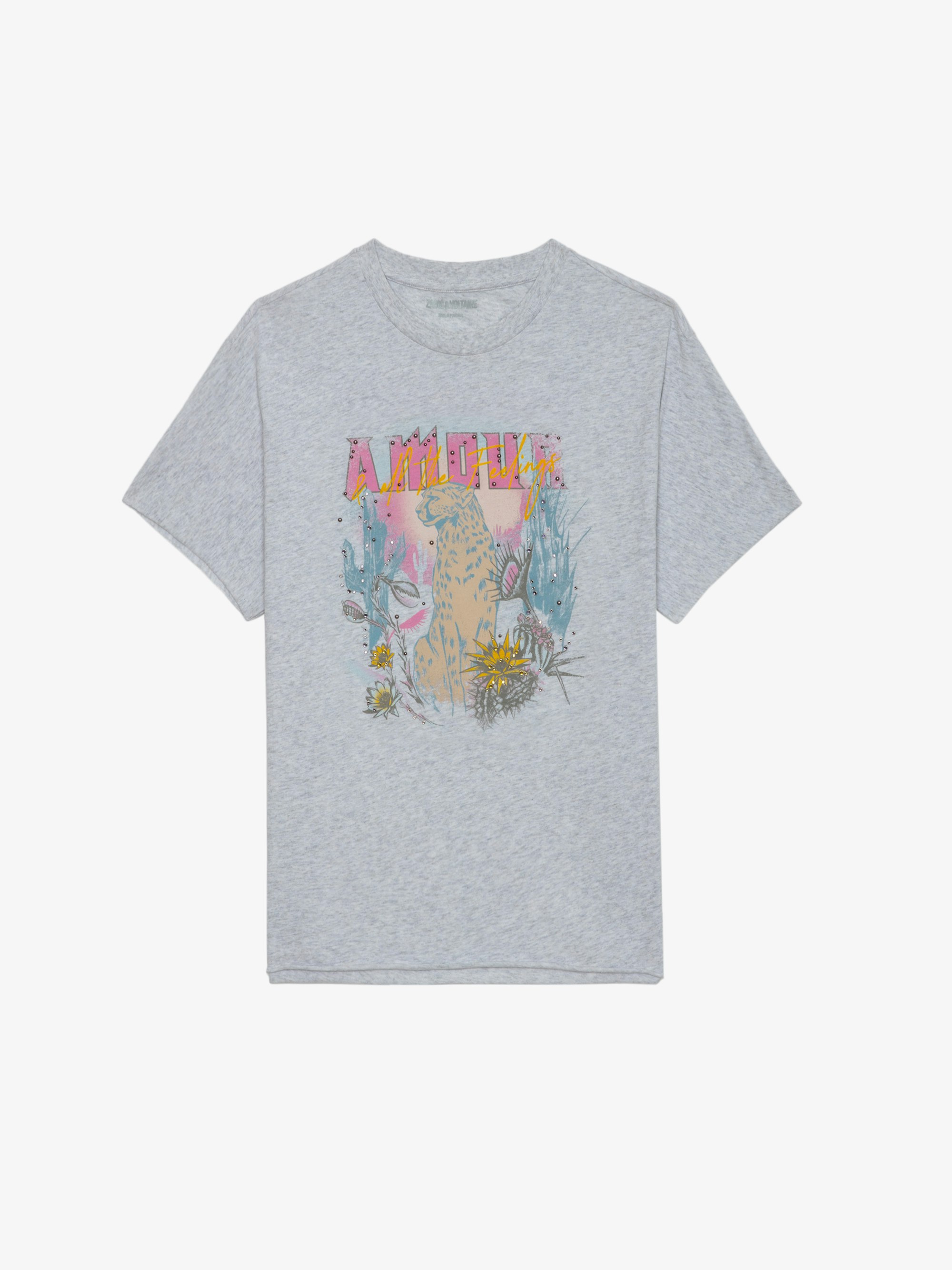 Tシャツ・カットソー ZADIG & VOLTAIRE MULTICOLOR TOP Women's luxury and trendy t-shirts and henley tops